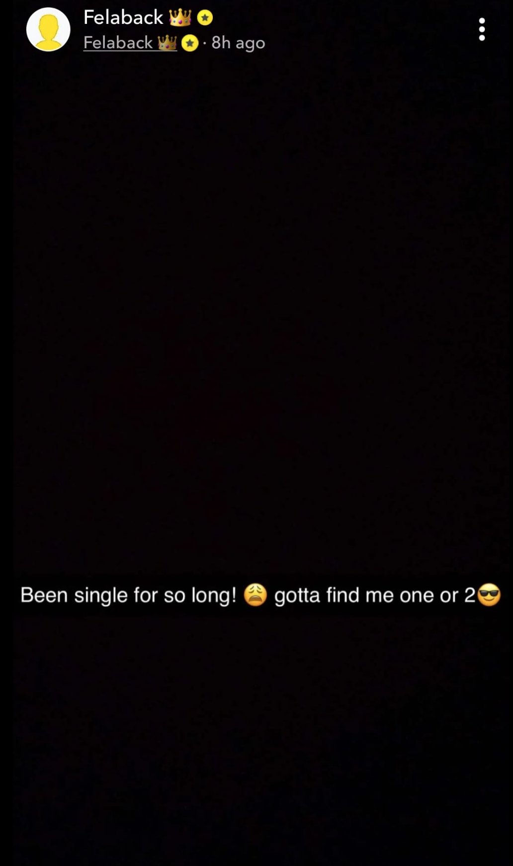 "Been Single For So Long" Singer, Wizkid Reveals 