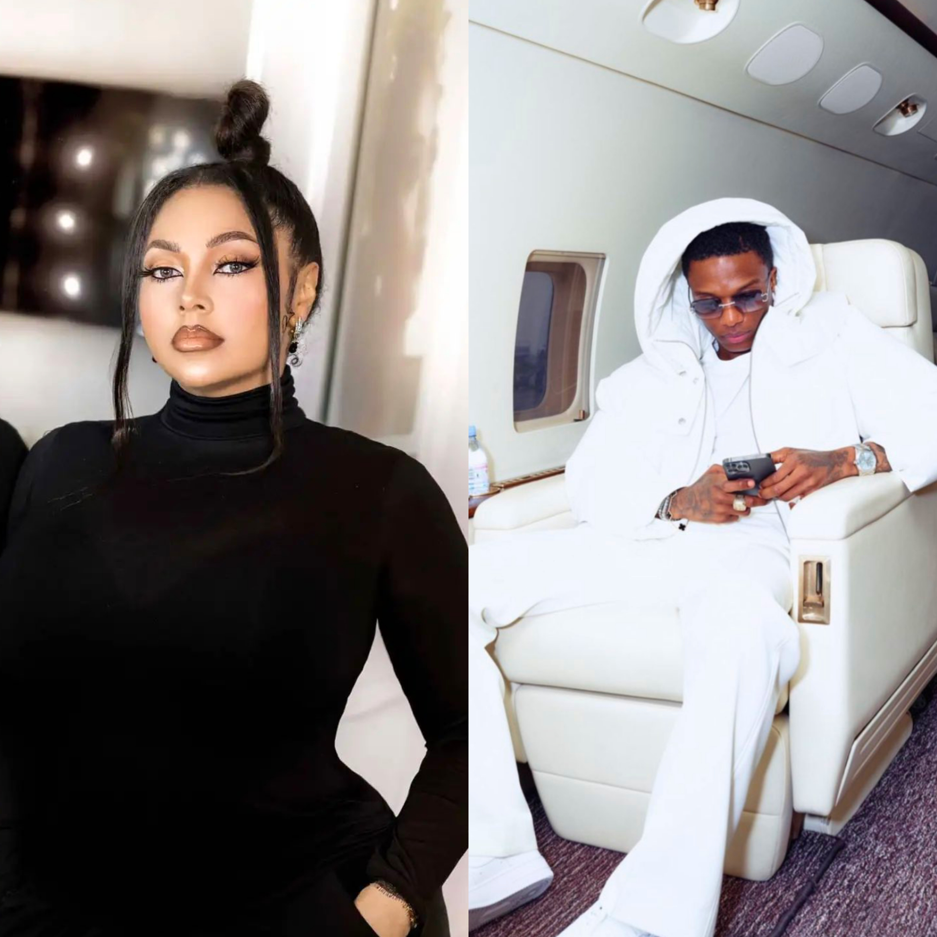 “There's Nothing Outside, Only Vultures" Singer Peter Okoye's Wife Warns Wizkid