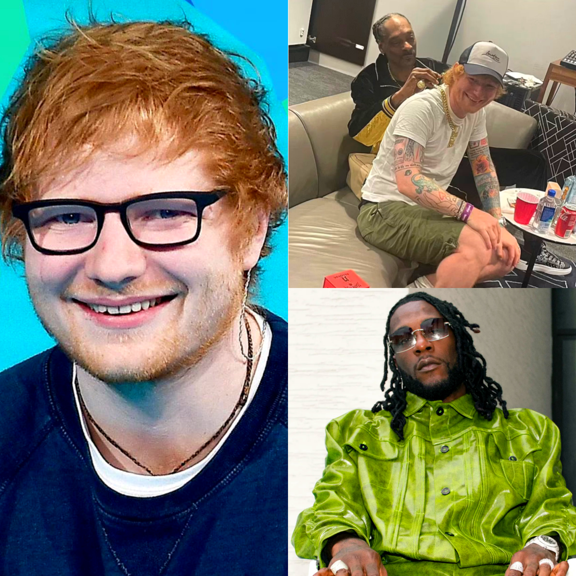 Ed Sheeran collects chains