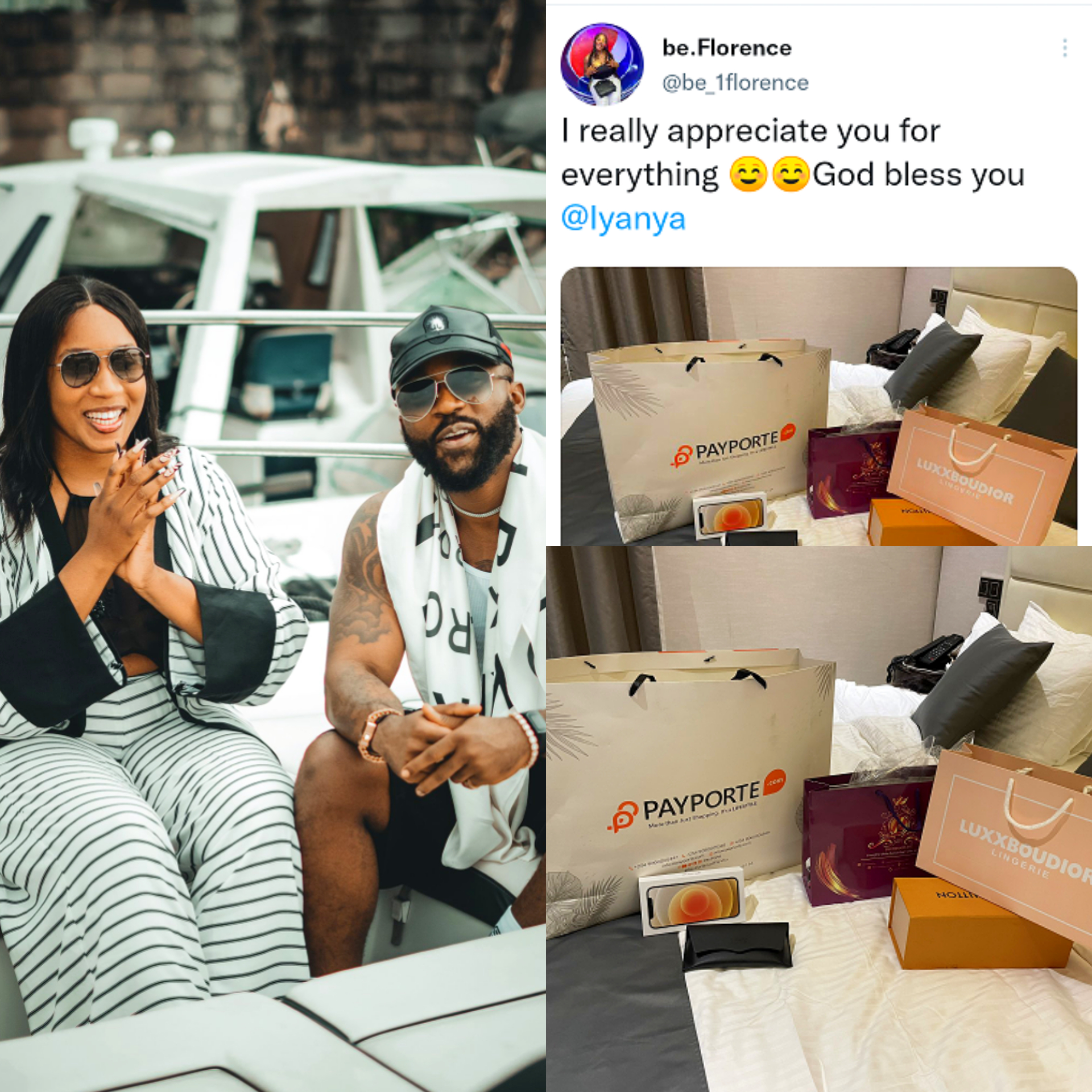 Fans react to Iyanya gift to a female fan