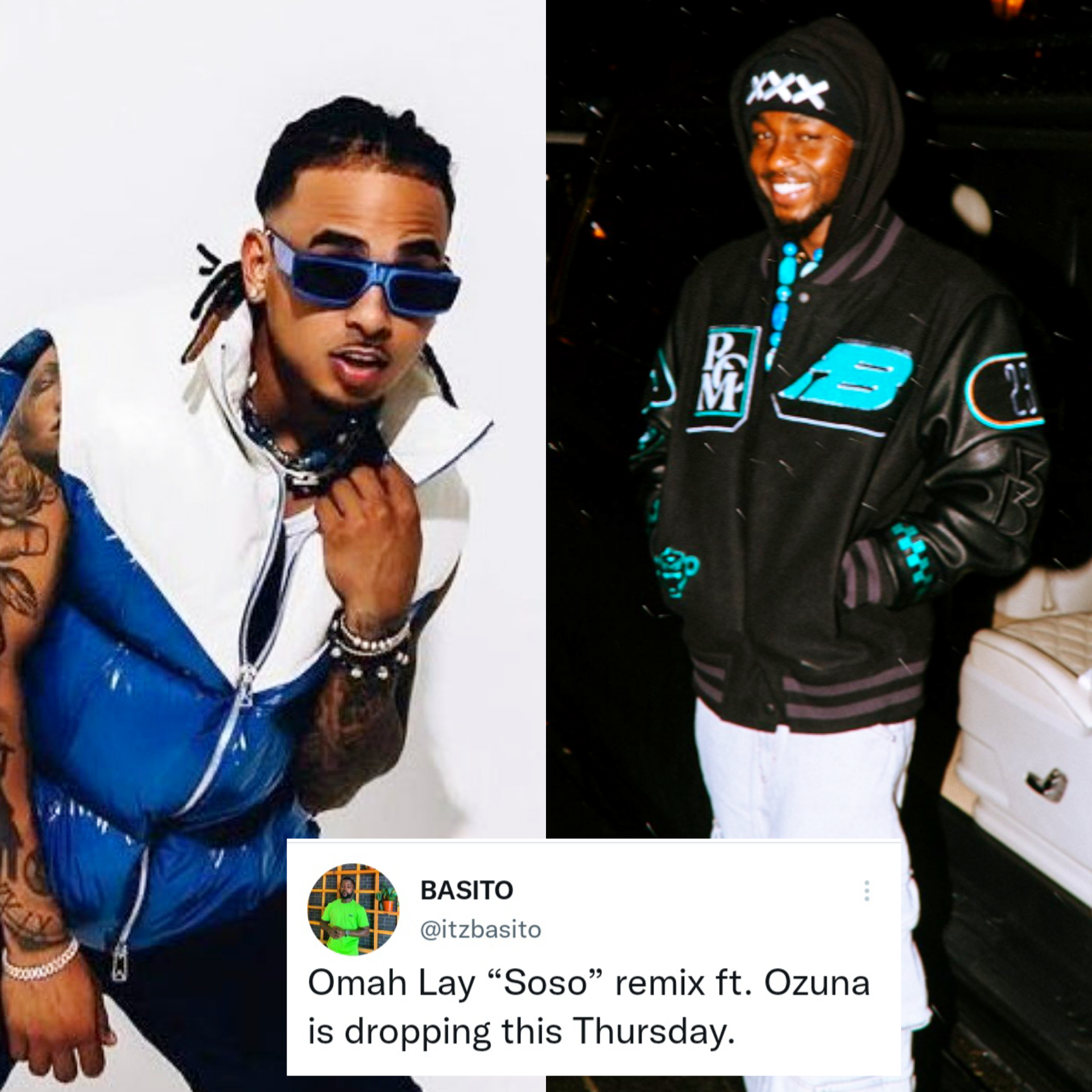 Fans react to Omah Lay Soso remix