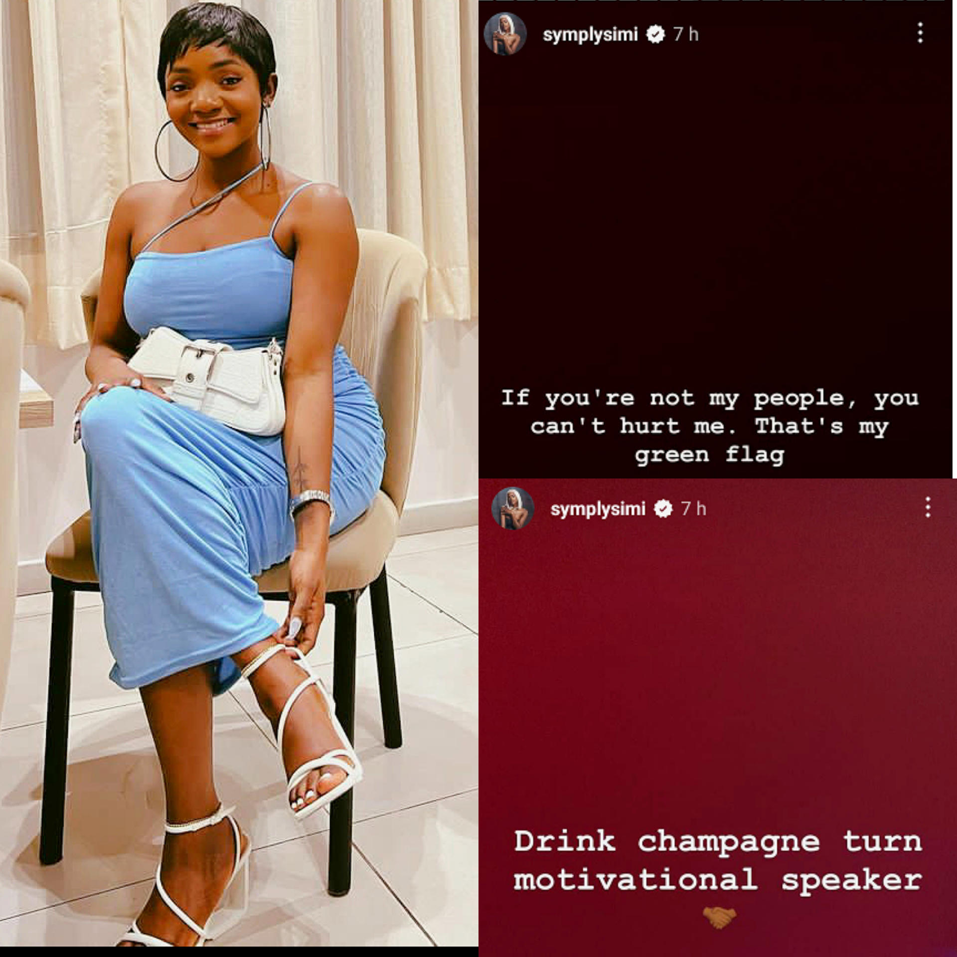 Singer Simi reveals her green flags
