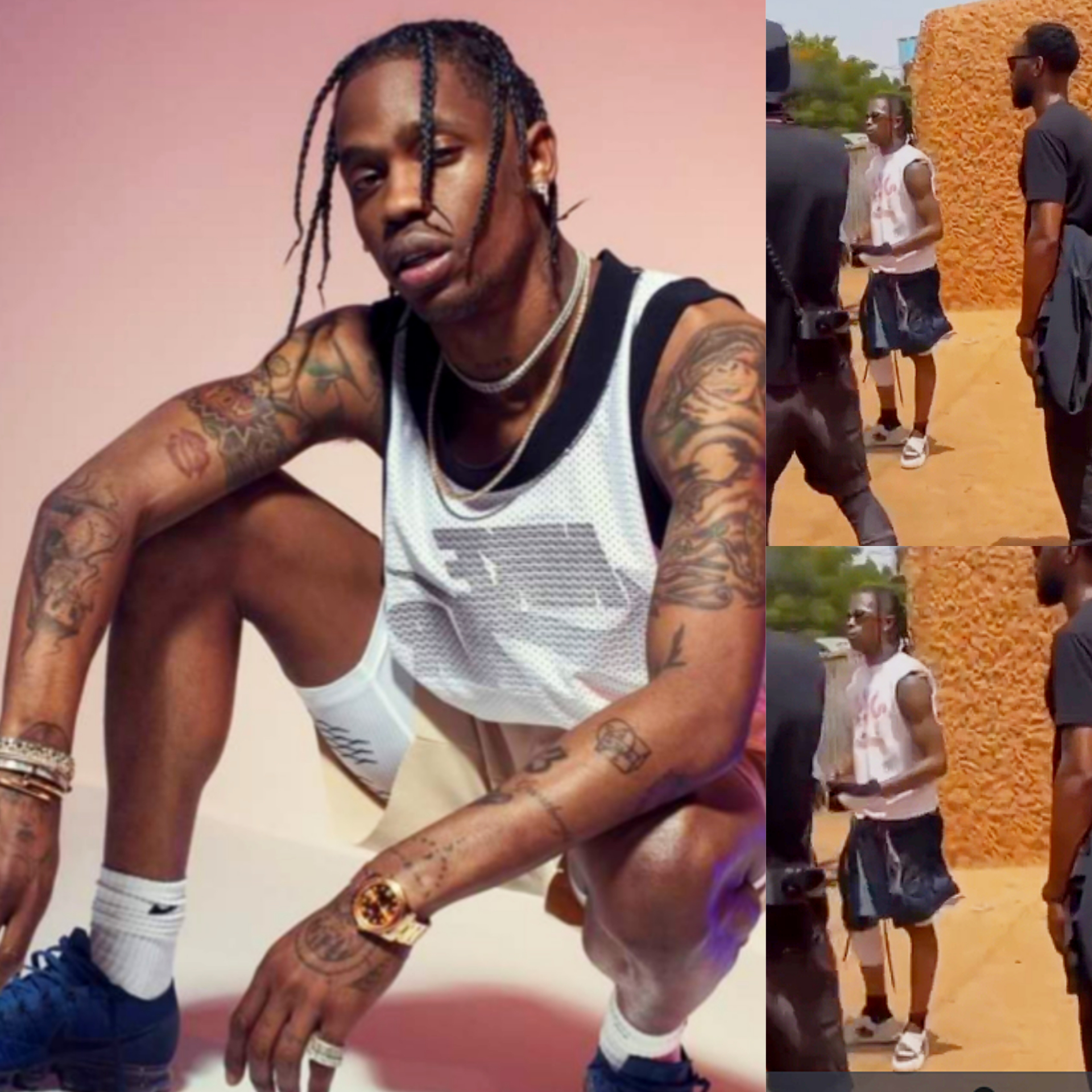 American rapper Travis Scott reportedly spotted in Kano State