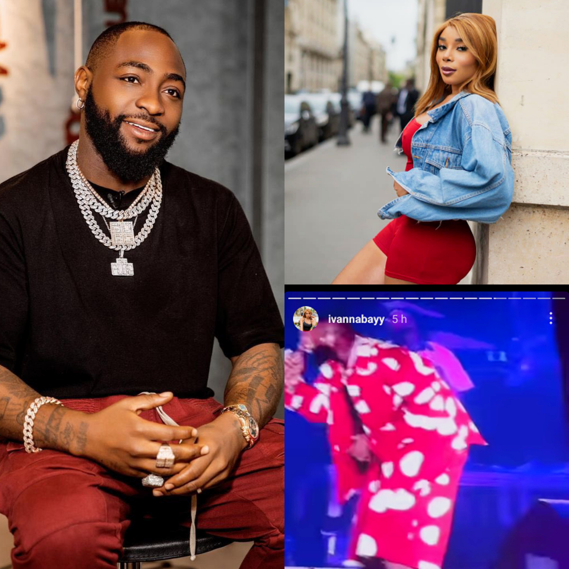 Davido’s Alleged French Pregnant Babymama Flies To Portugal To Show Him Support
