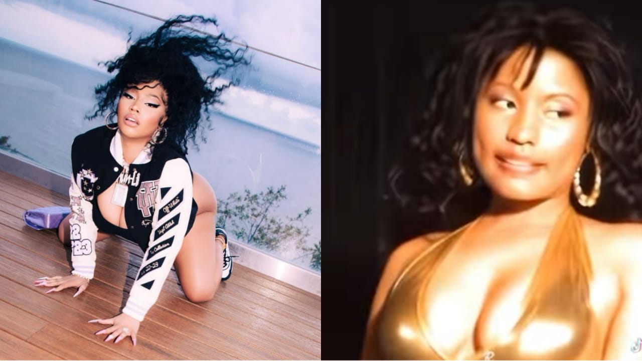 Nicki Minaj Embraces Natural Beauty in Throwback Video